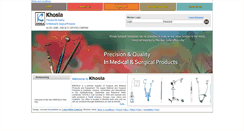 Desktop Screenshot of khoslasurgicals.com